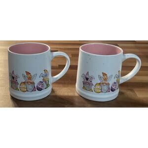 Carrot Patch Cottage Easter Gnome Oversized Coffee Mugs Cups Set of 2